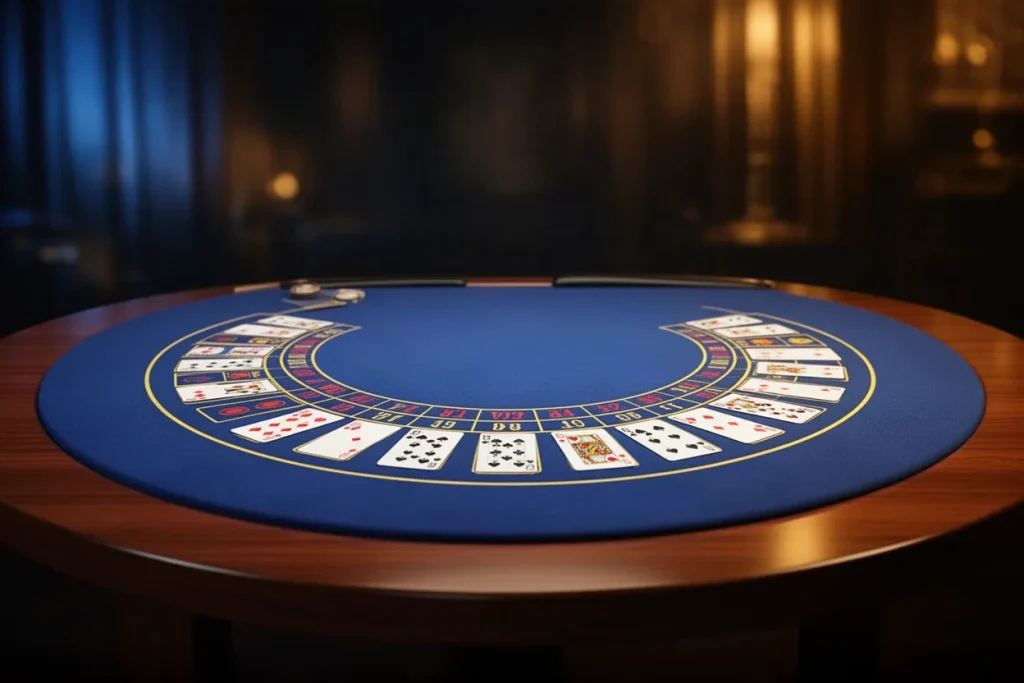 Ảnh minh hoạ thảm chia bài cho mục luật chơi casino HELLO88